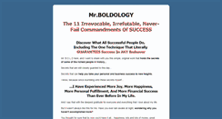 Desktop Screenshot of mrboldology.com